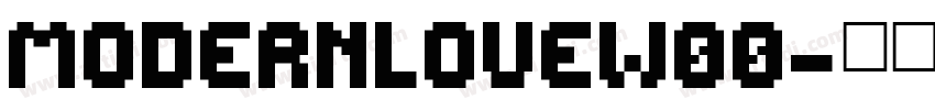 ModernLoveW00字体转换
