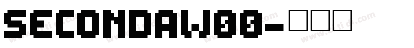 SecondaW00字体转换