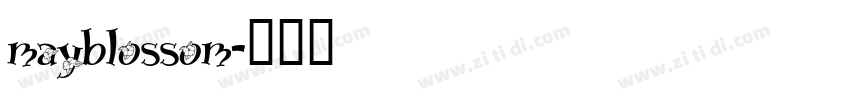 mayblossom字体转换