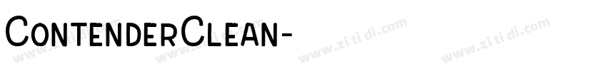 ContenderClean字体转换