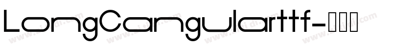 LongCangularttf字体转换