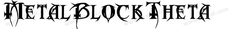 MetalBlockTheta字体转换