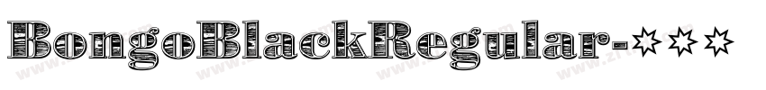 BongoBlackRegular字体转换