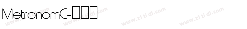 MetronomC字体转换