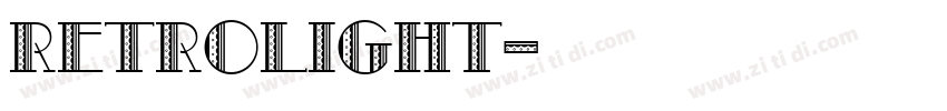 Retrolight字体转换