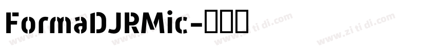 FormaDJRMic字体转换