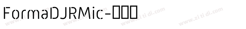 FormaDJRMic字体转换