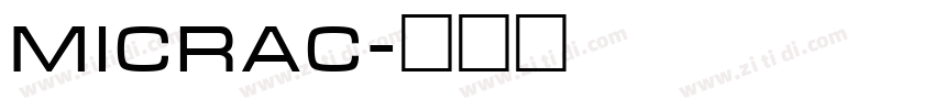 MicraC字体转换
