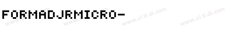 FormaDJRMicro字体转换