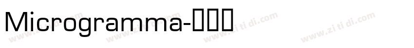 Microgramma字体转换