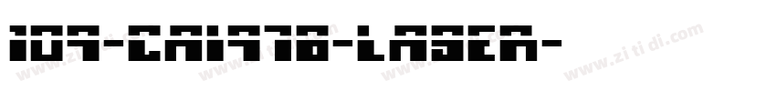 109-CAI978-laser字体转换
