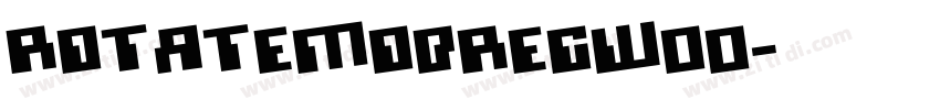 RotateModRegW00字体转换