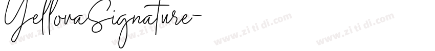 YellovaSignature字体转换