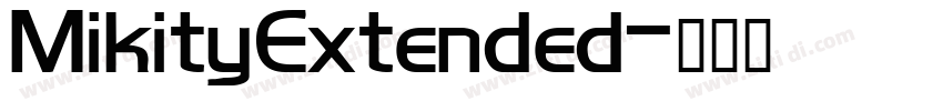 MikityExtended字体转换