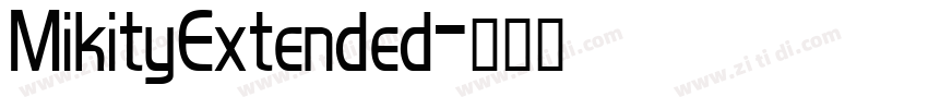 MikityExtended字体转换