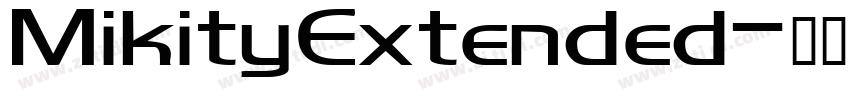 MikityExtended字体转换