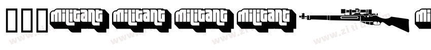 MDMilitaryStencilA字体转换