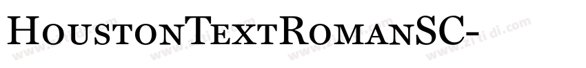 HoustonTextRomanSC字体转换