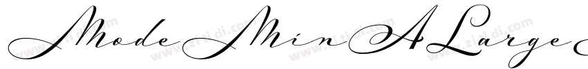 ModeMinALargeStd字体转换