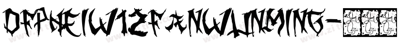 DFPHeiW12FanWunMing字体转换