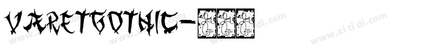 VaretGothic字体转换