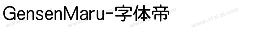 GensenMaru字体转换