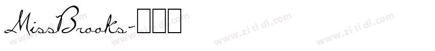 MissBrooks字体转换