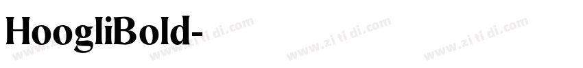 HoogliBold字体转换