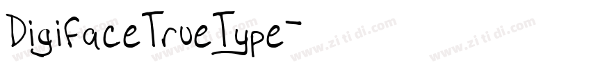 DigifaceTrueType字体转换