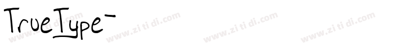 TrueType字体转换