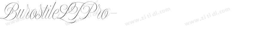 BurostileLTPro字体转换