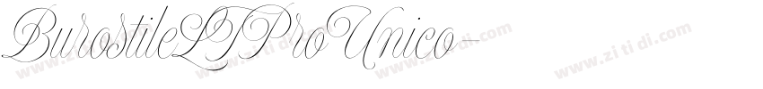 BurostileLTProUnico字体转换