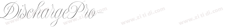 DischargePro字体转换