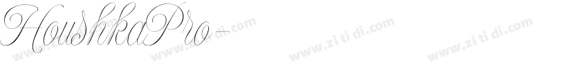 HoushkaPro字体转换