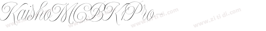 KaishoMCBK1Pro字体转换