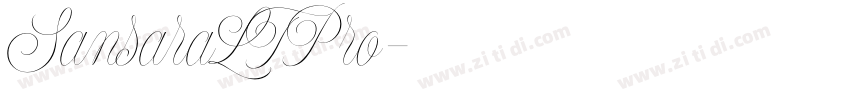 SansaraLTPro字体转换