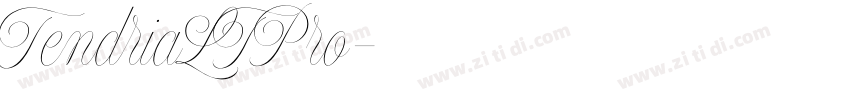 TendriaLTPro字体转换