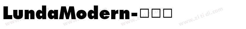 LundaModern字体转换