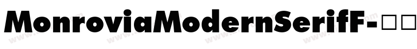 MonroviaModernSerifF字体转换