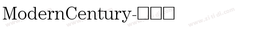 ModernCentury字体转换