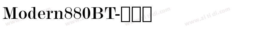 Modern880BT字体转换