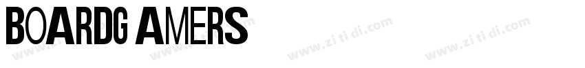 Boardgamers字体转换