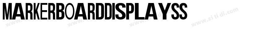 MarkerBoardDisplaySS字体转换