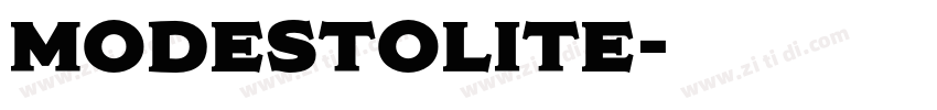 ModestoLite字体转换 ModestoLite字体转换