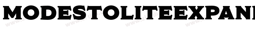 ModestoLiteExpanded字体转换