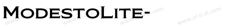 ModestoLite字体转换 ModestoLite字体转换