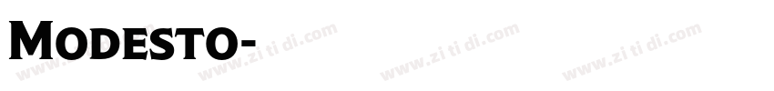 Modesto字体转换