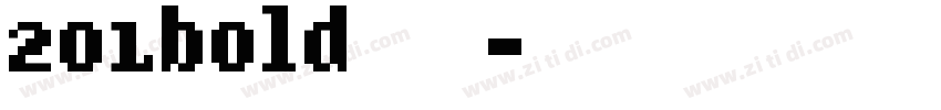 201bold下载字体转换