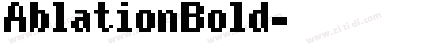 AblationBold字体转换