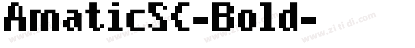 AmaticSC-Bold字体转换